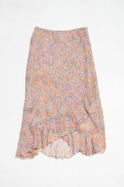 #115 Casual Corner Long Skirt Pink | c. 213 | Size 6