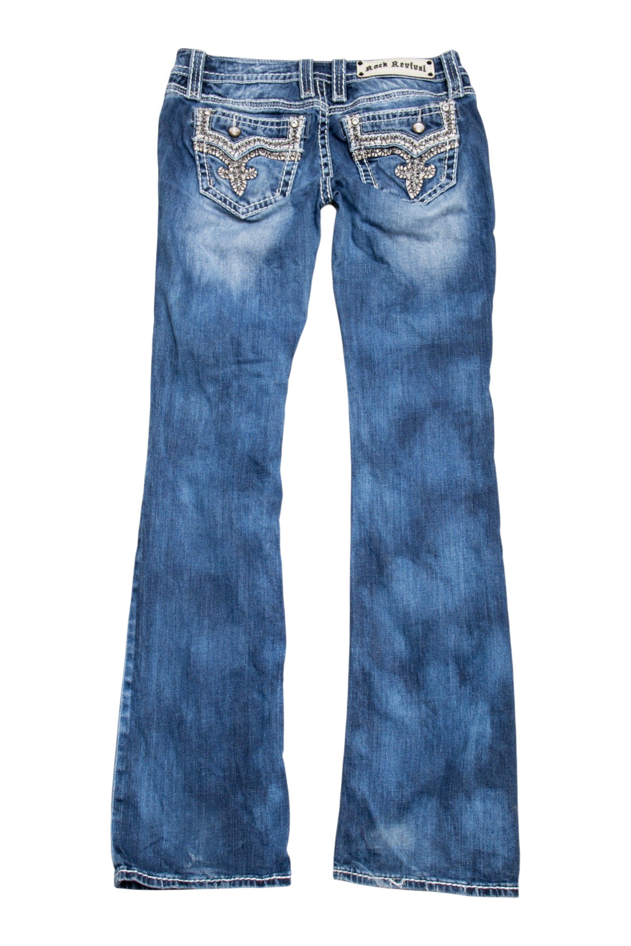 #012 Rock Revival Jeans Blue | c. 206 | Size 8