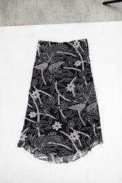 #113 Ice Long Skirt Black | c. 213 | Size 10
