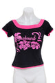 #79 Jennyfer T-shirt Black | c. 193 | Size 10