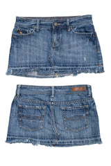 #162 Abercrombie & Fitch Mini Skirt Blue | c. 209 | Size 6