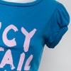 #52 Juicy Couture (label Text Visible: “juicy Couture”) T-shirt Blue | c. 195 | Size 8/10