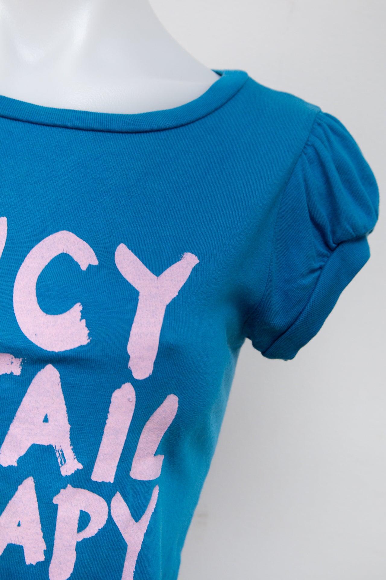 #52 Juicy Couture (label Text Visible: “juicy Couture”) T-shirt Blue | c. 195 | Size 8/10