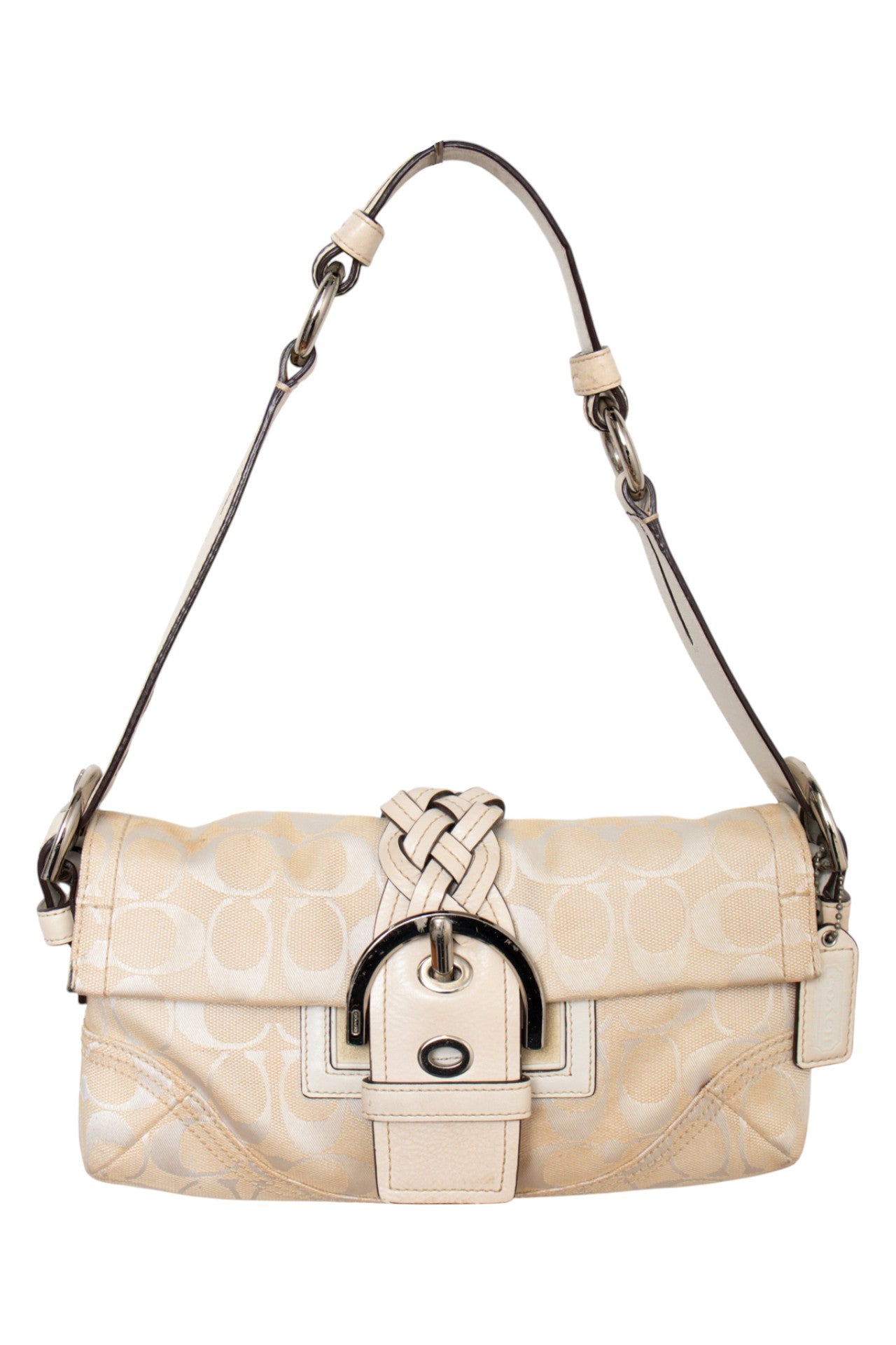 #190 Coach Shoulder Bag Beige | c. 189 | Size