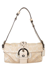 #190 Coach Flat Soho Bag Beige | c. 189