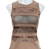 #66 Lady Desigual Tank Top Brown | c. 193 | Size 8
