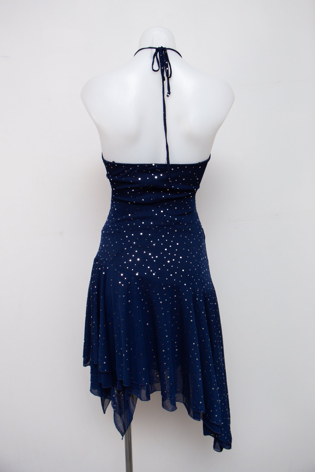 #167 City Triangles Dress Navy | c. 205 | Size 8