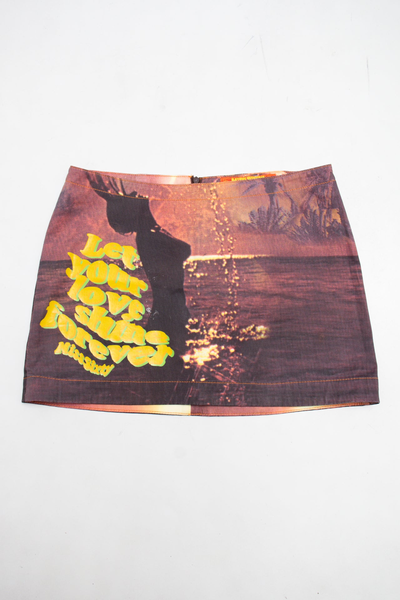 #060 Miss Sixty Mini Skirt Brown | c. 204 | Size 6/8
