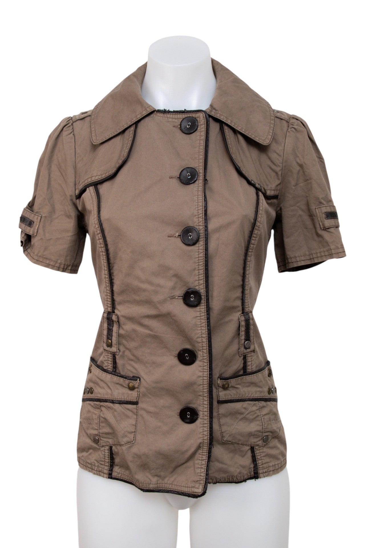 #104 Promod T-shirt Brown | c. 200 | Size 10
