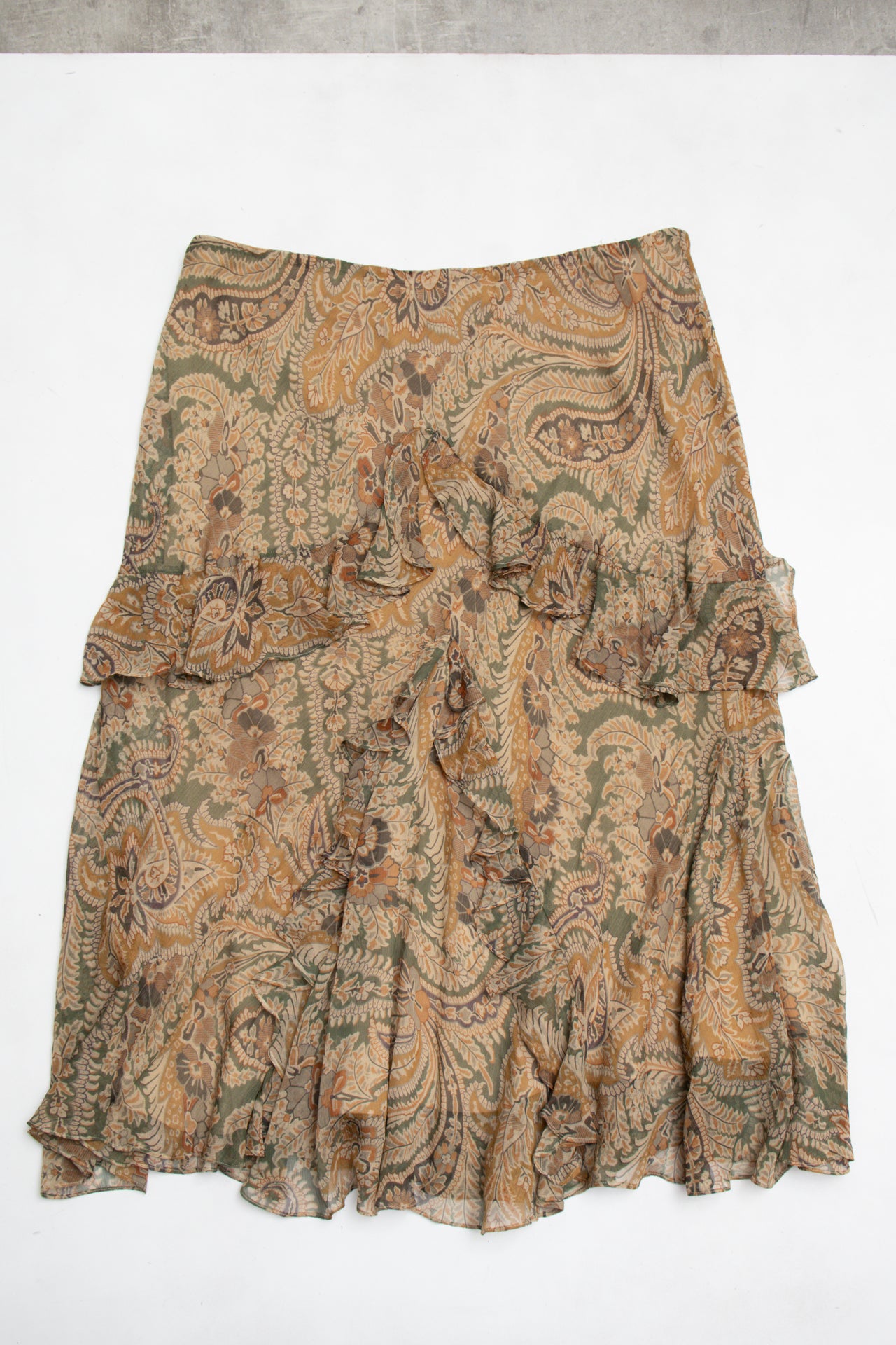 #182 Ralph Lauren Mini Skirt Brown | c. 194 | Size 16