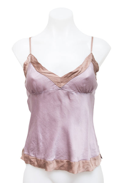 #47 Silk Gold Hawk Cami Top Pink | c. 197 | Size 8