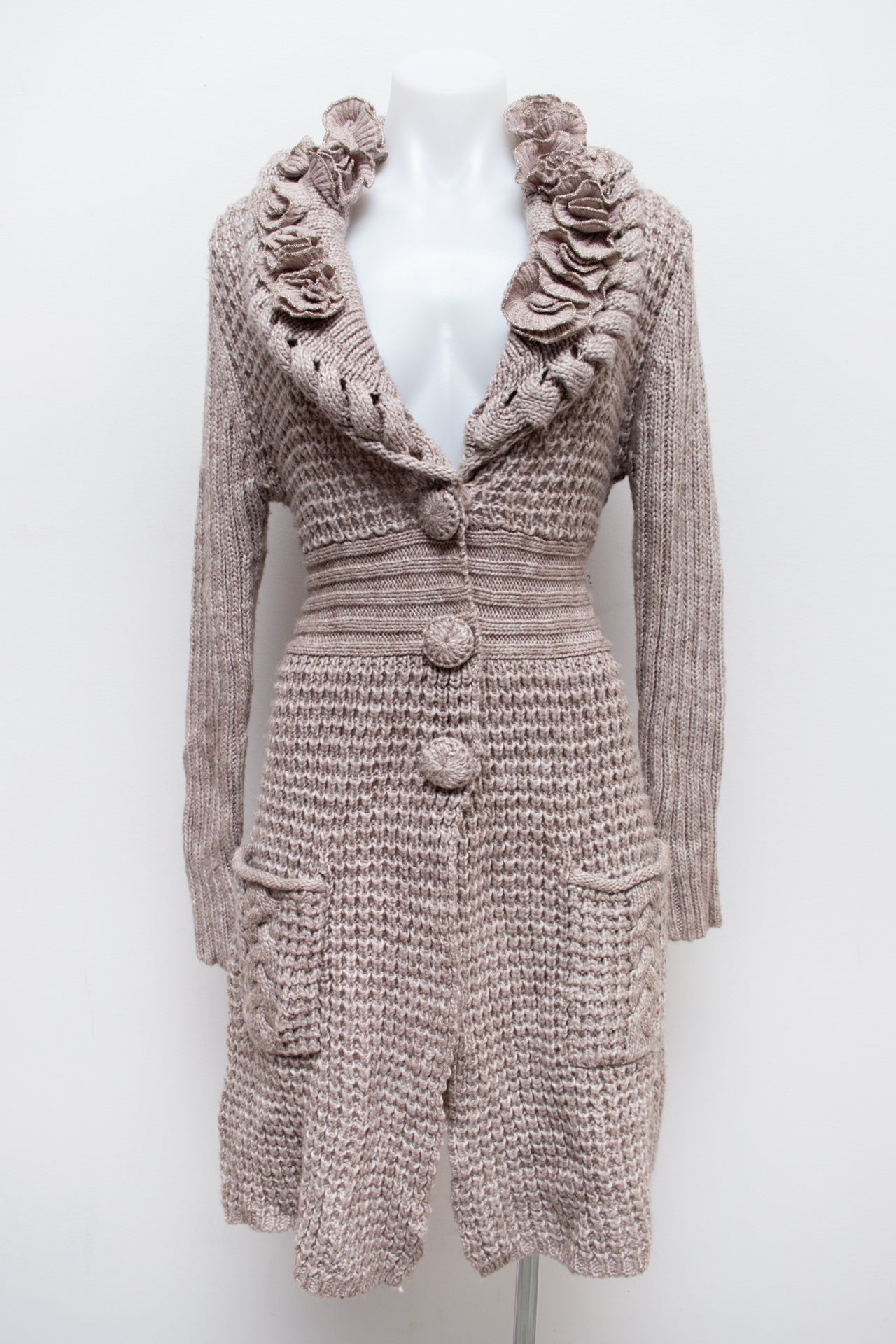 #115 Collection Dressbarn Dress Beige | c. 192 | Size 8/10