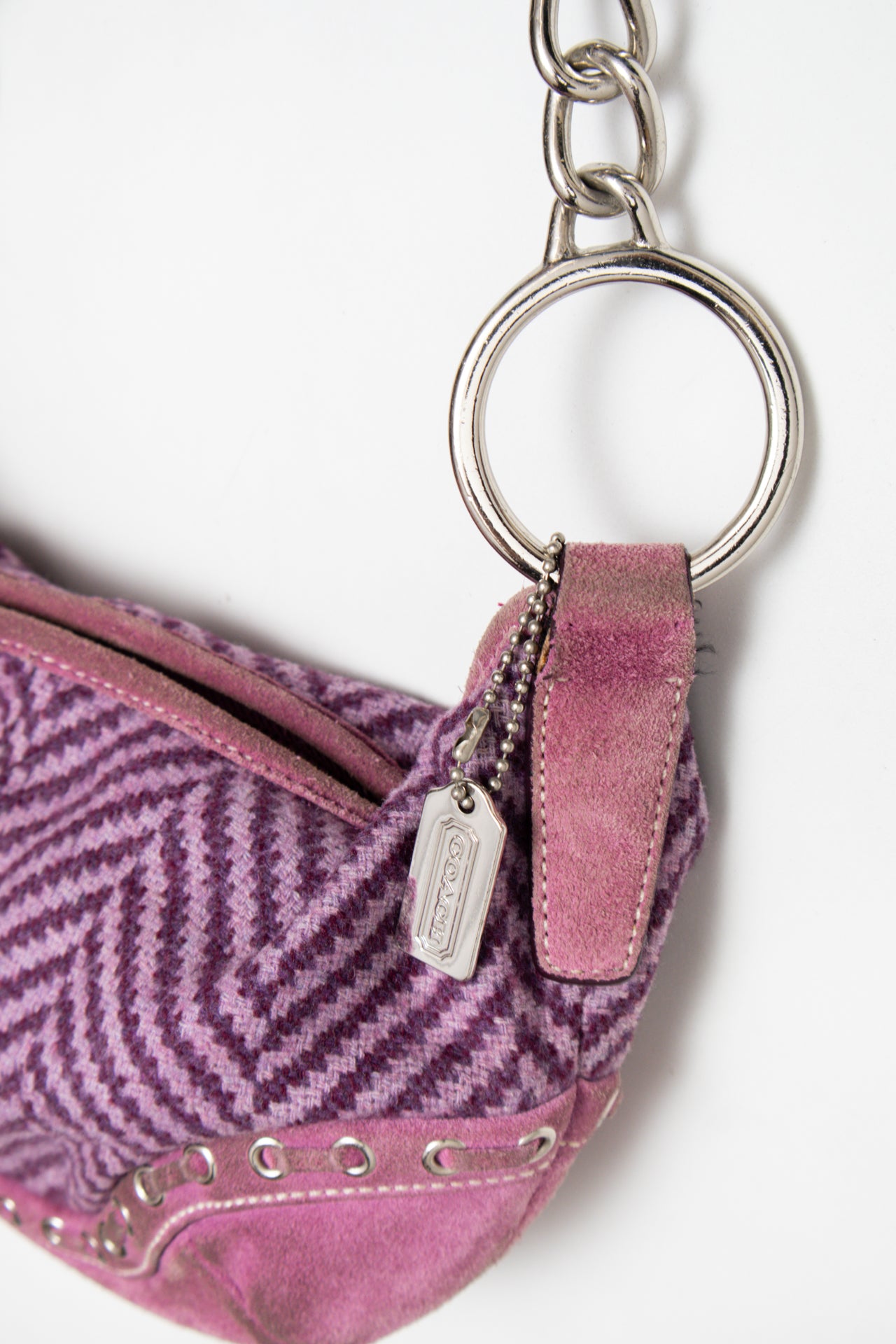 #175 Coach Shoulder Bag Purple | c. 187 | Size