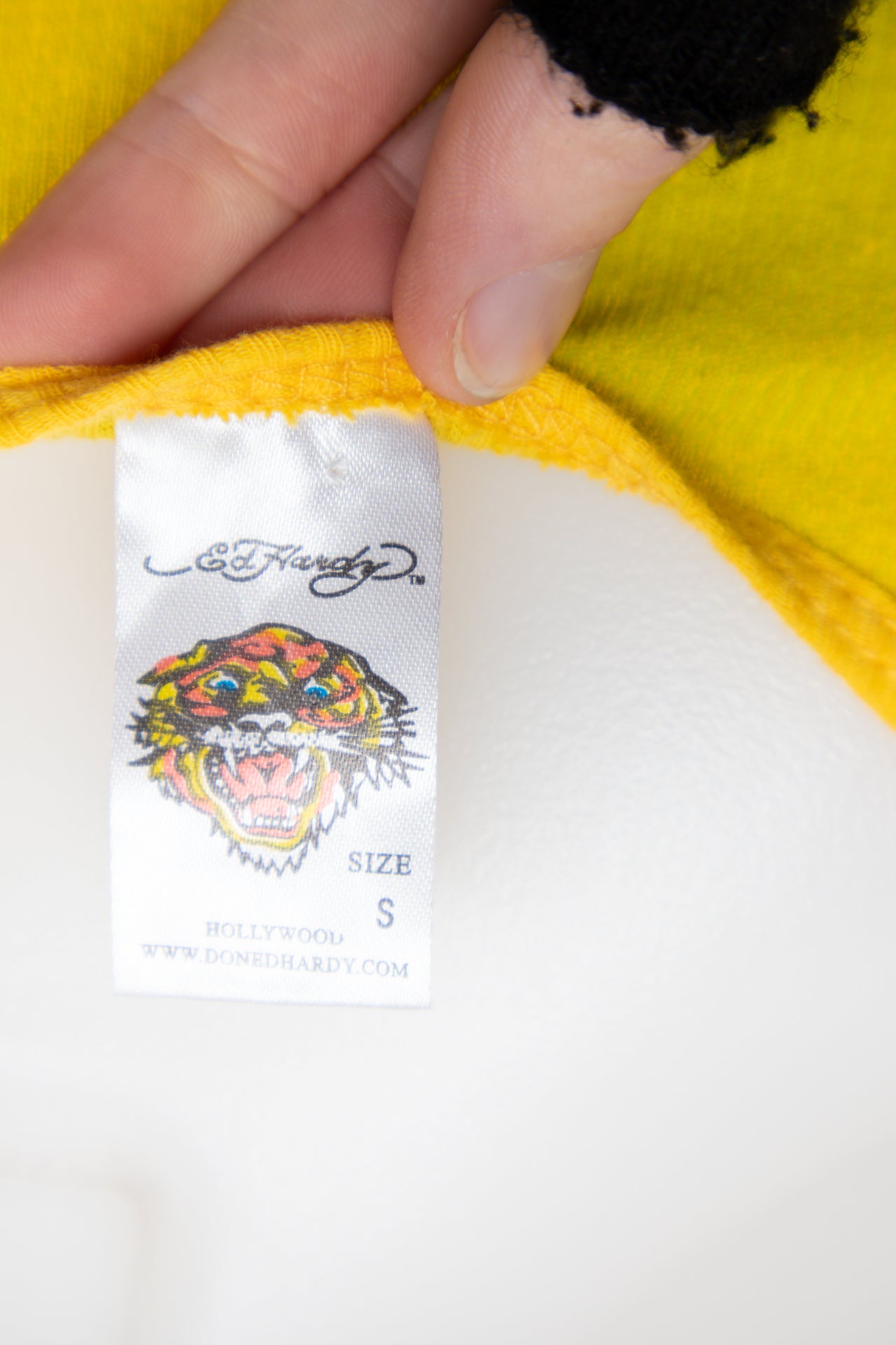 #53 Ed Hardy Tank Top Yellow | c. 193 | Size 6