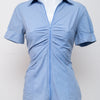 #056 New York & Company Short Sleeve Blue | c. 209 | Size 8