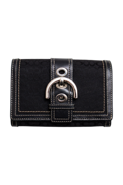 #001 Coach Wallet Black | c. | Size