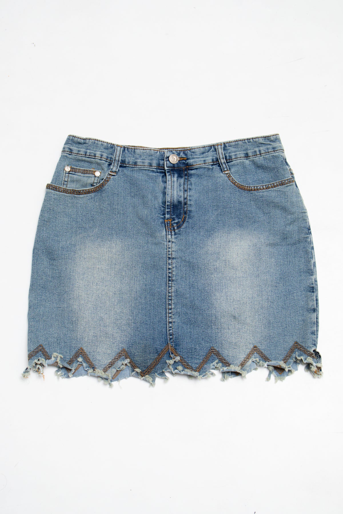 #167 Street Code New York Mini Skirt Blue | c. 209 | Size 8/10