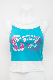 #73 Kiabi Free Cami Top Blue | c. 196 | Size 6