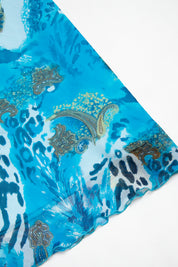 #122 Rene Margo Long Skirt Blue | c. 213 | Size 12