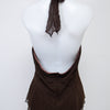 #041 Caché Halter Top Brown | c. 200 | Size 12