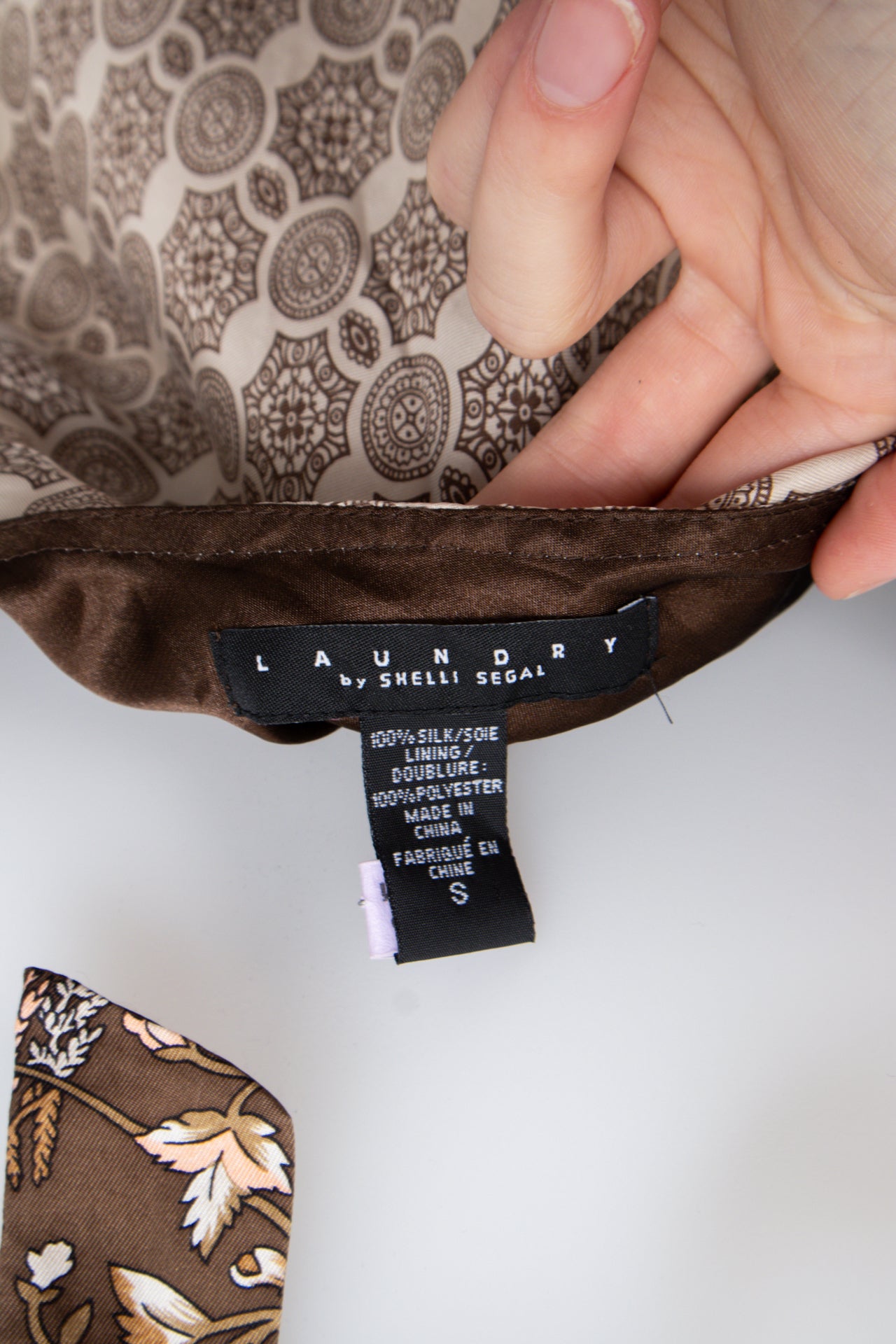 #48 Laundry By Shelli Segal Cami Top Brown | c. 197 | Size 8