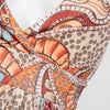 #112 6 Degrees Halter Top Orange | c. 206 | Size 8