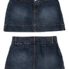 #160 Jordache Mini Skirt Blue | c. 203 | Size 8