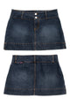 #160 Jordache Mini Skirt Blue | c. 203 | Size 8