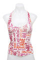 #014 Bsk Halter Top White | c. 203 | Size 6
