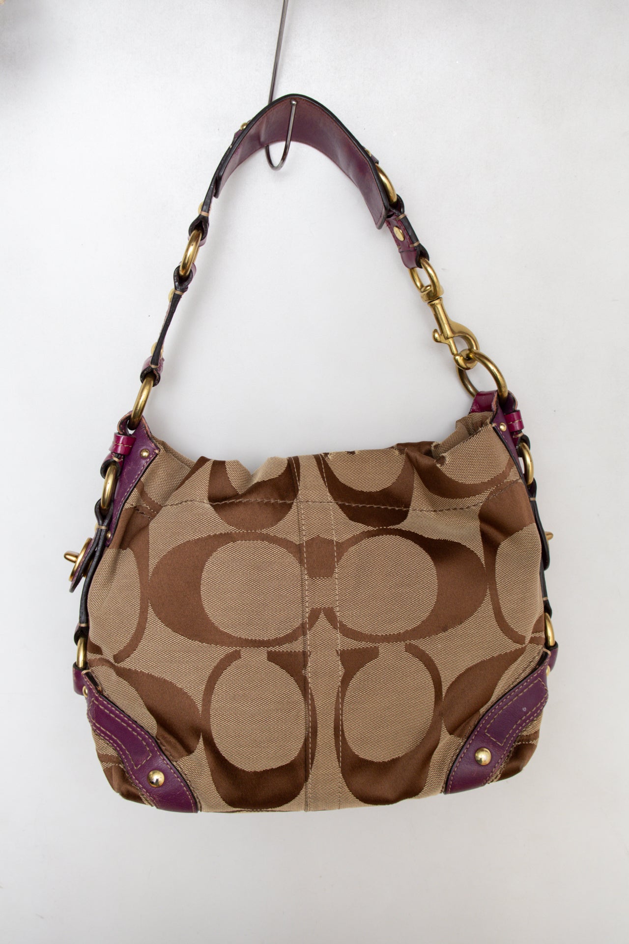#192 Coach Shoulder Bag Brown | c. 198 | Size