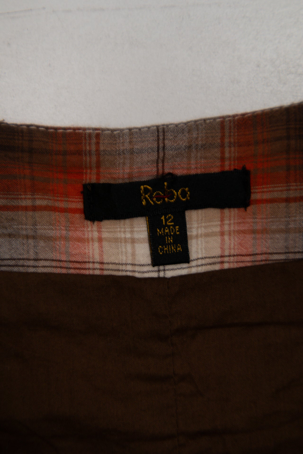 #178 Reba Skirt Brown | c. 197 | Size 12/14