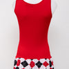 #086 Belle & Coeur Cami Top Red | c. 201 | Size 8