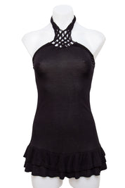 #047 Jennyfer Dress Black | c. 212 | Size 10