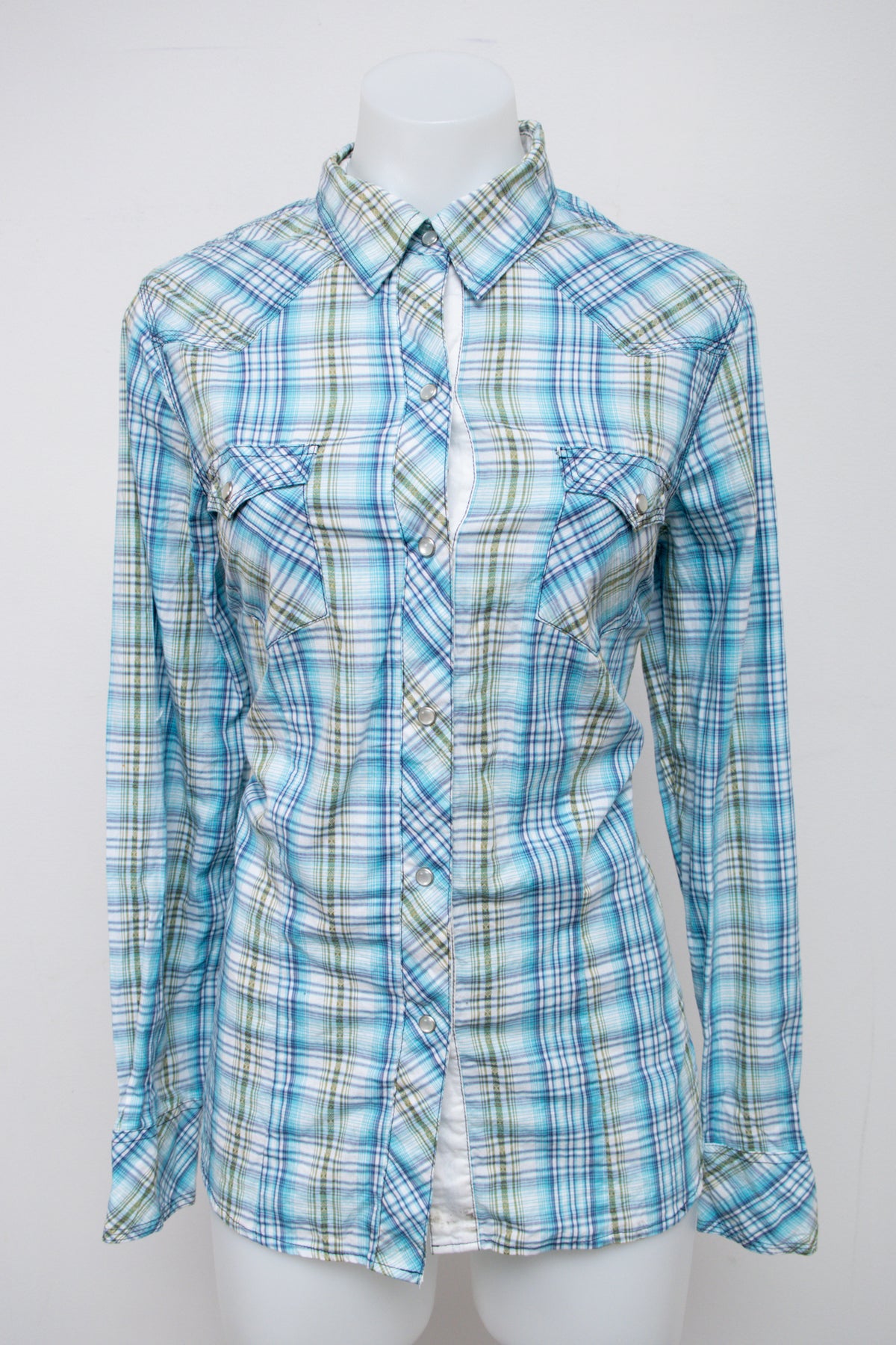 #050 Roper Long Sleeve Blue | c. 209 | Size 10