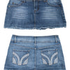 #182 Deuce Jeans Denim Mini Skirt Blue | c. 199 | Size 8