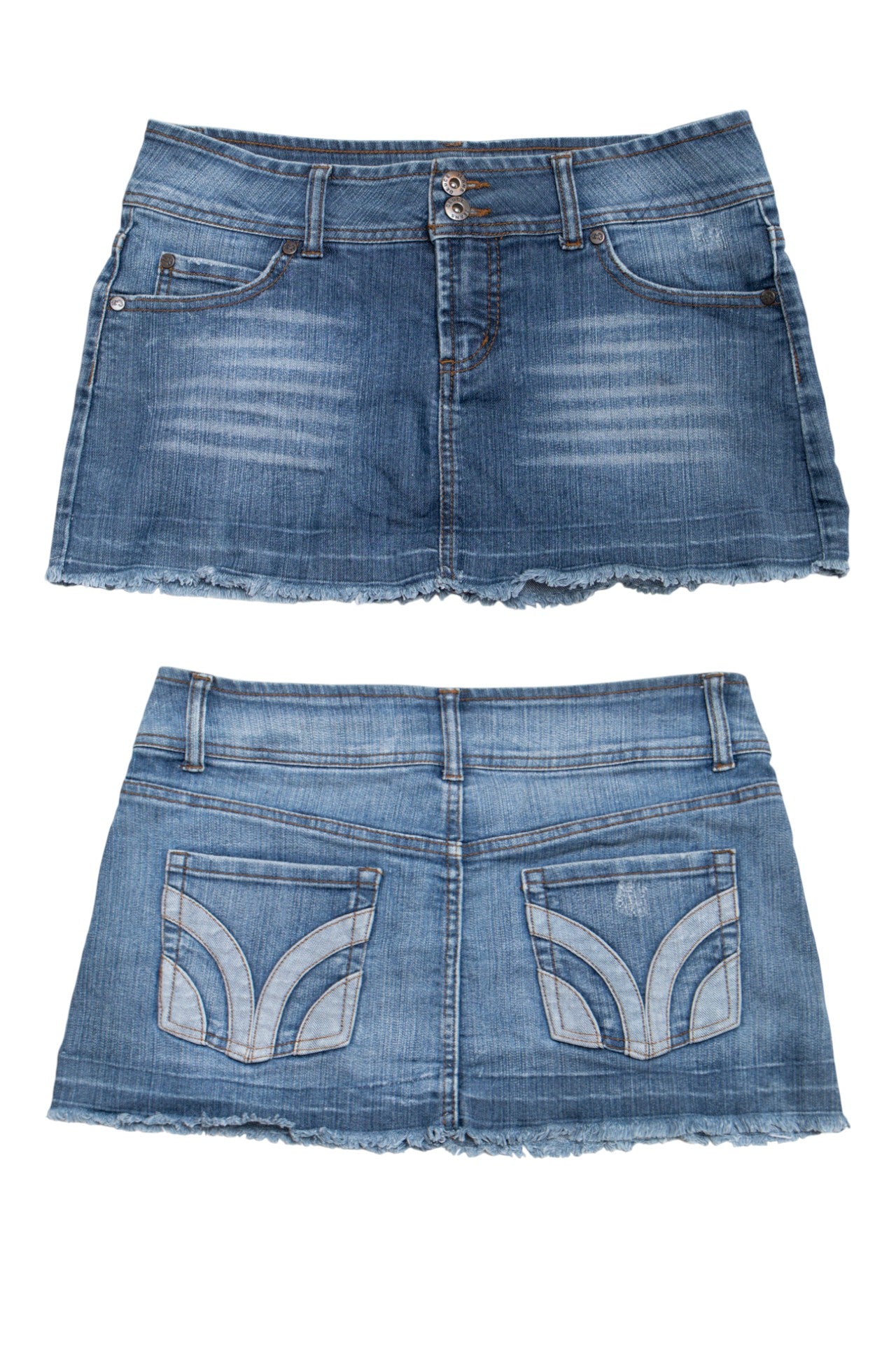 #182 Deuce Jeans Denim Mini Skirt Blue | c. 199 | Size 8