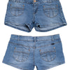 #194 L.e.i. By Ashley Rousse Booty Short Blue | c. 209 | Size 10