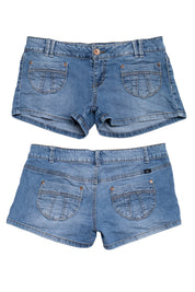 #194 L.e.i. By Ashley Rousse Booty Short Blue | c. 209 | Size 10