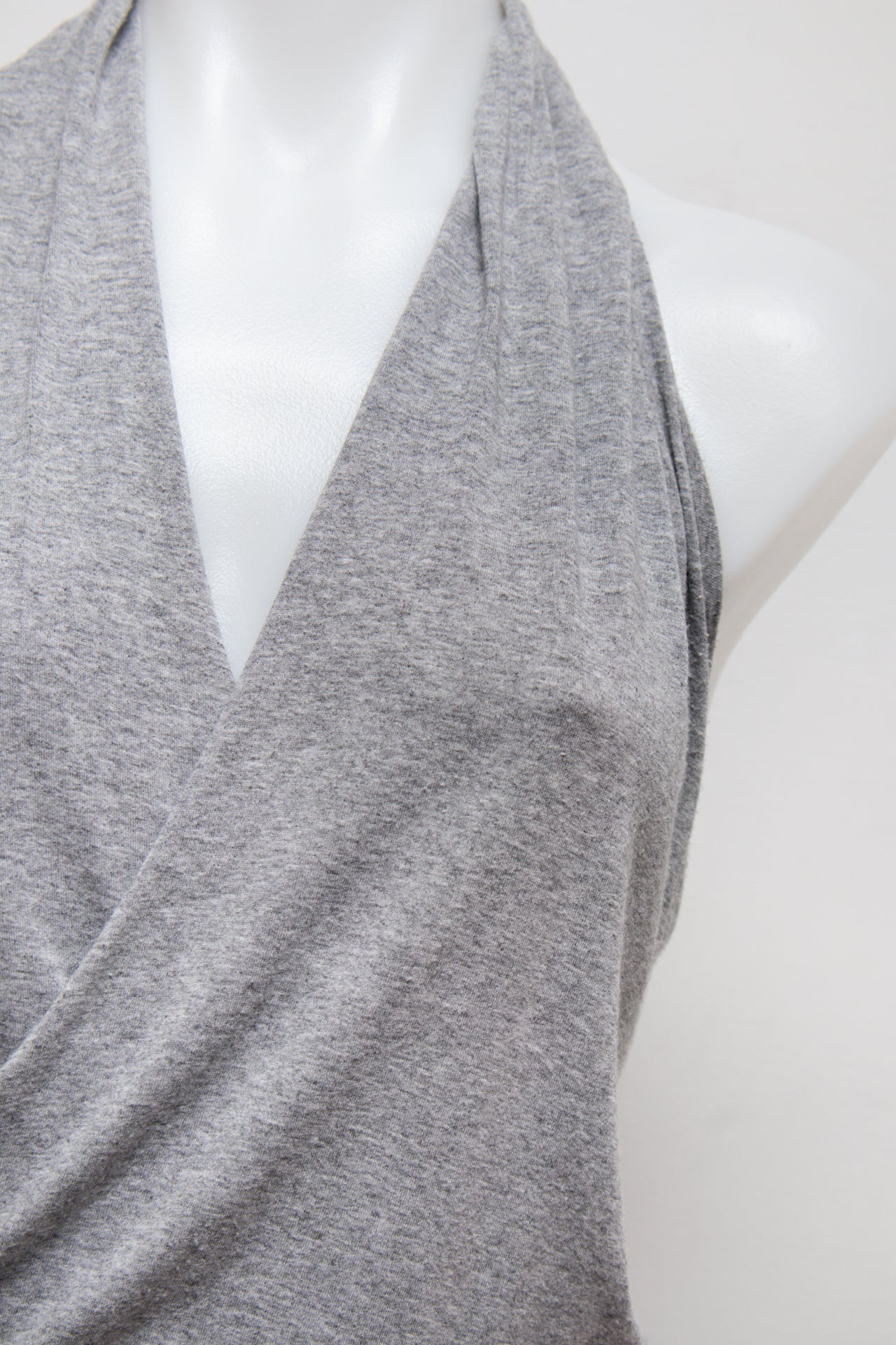 #75 Pinkie Halter Top Gray | c. 189 | Size 8
