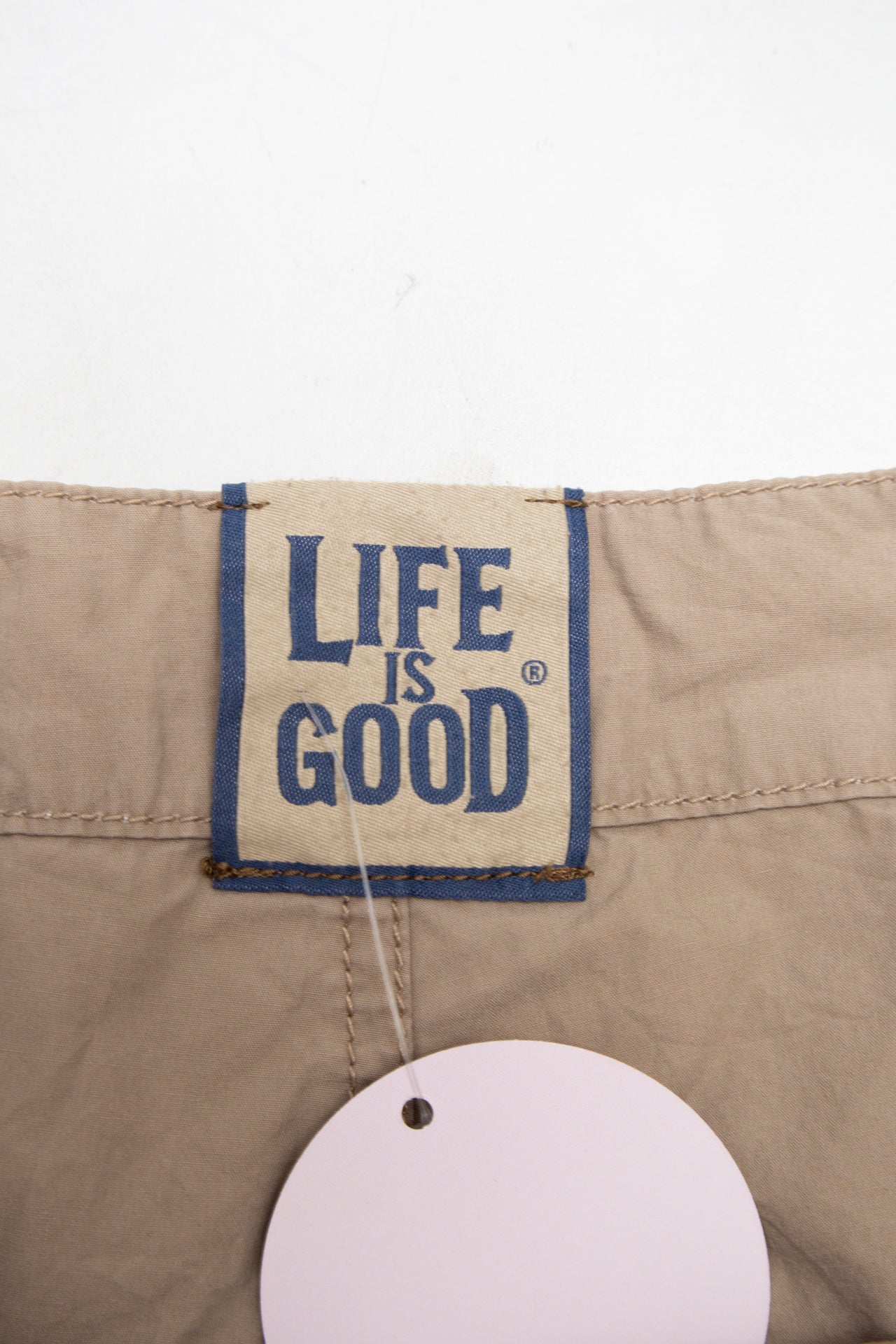 #115 Life Is Good Shorts White | c. 204 | Size 16/18