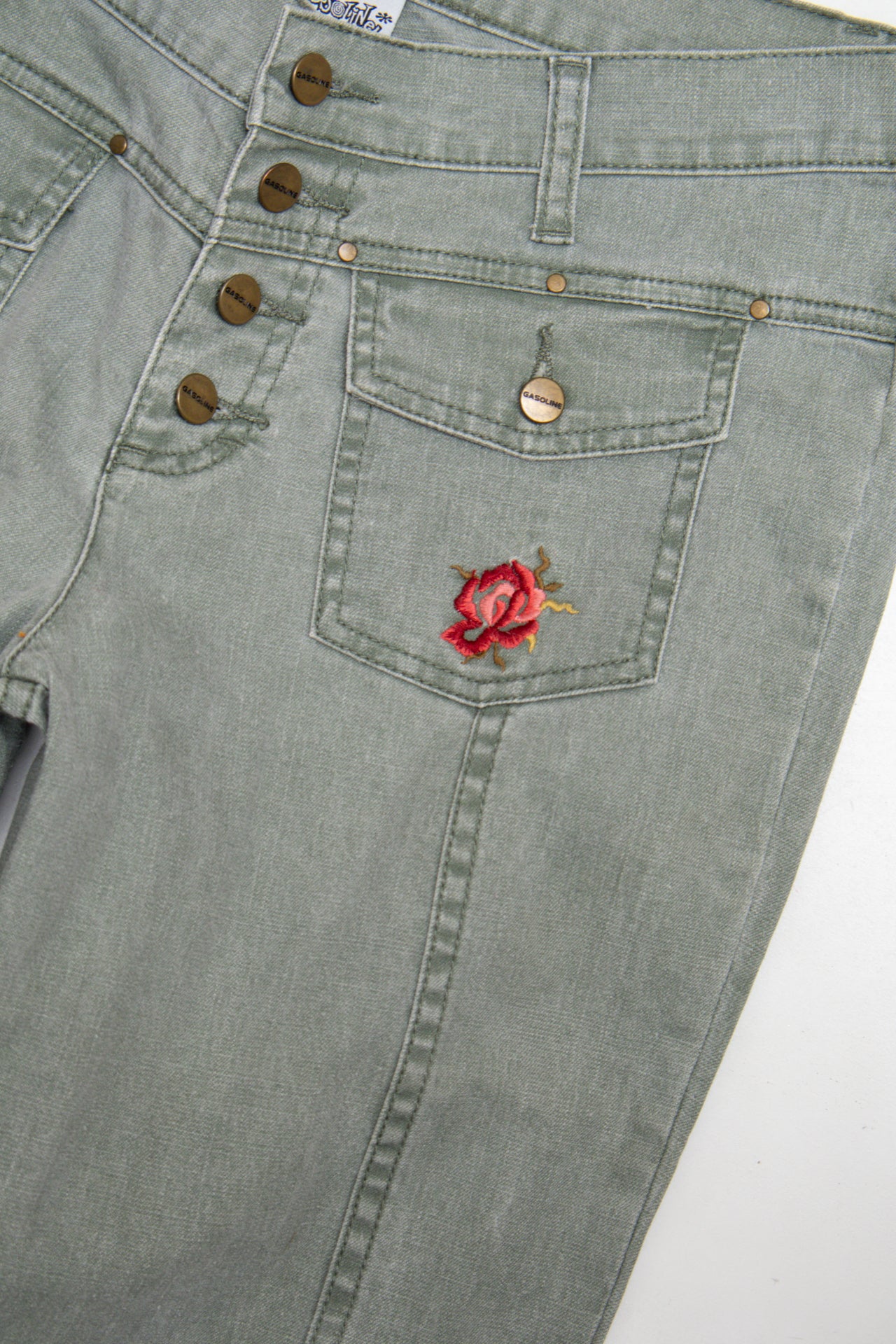 #011 Gasoline Pants Blue | c. 206 | Size 10