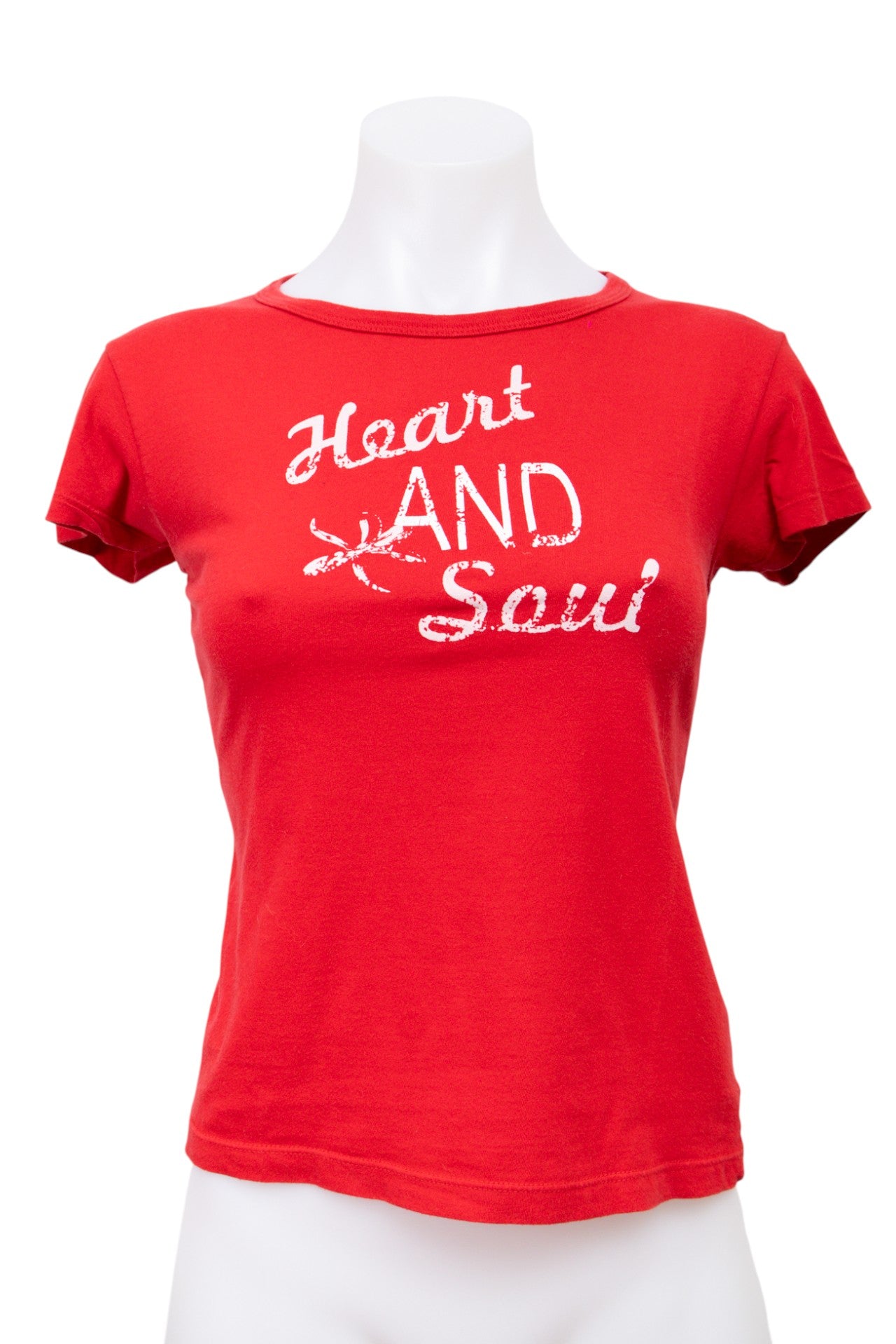#76 Xoxo T-shirt Red | c. 198 | Size 6/8