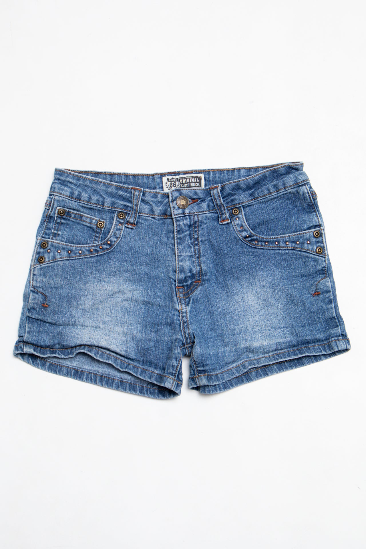 #135 Route 66 Shorts Blue | c. 202 | Size 8