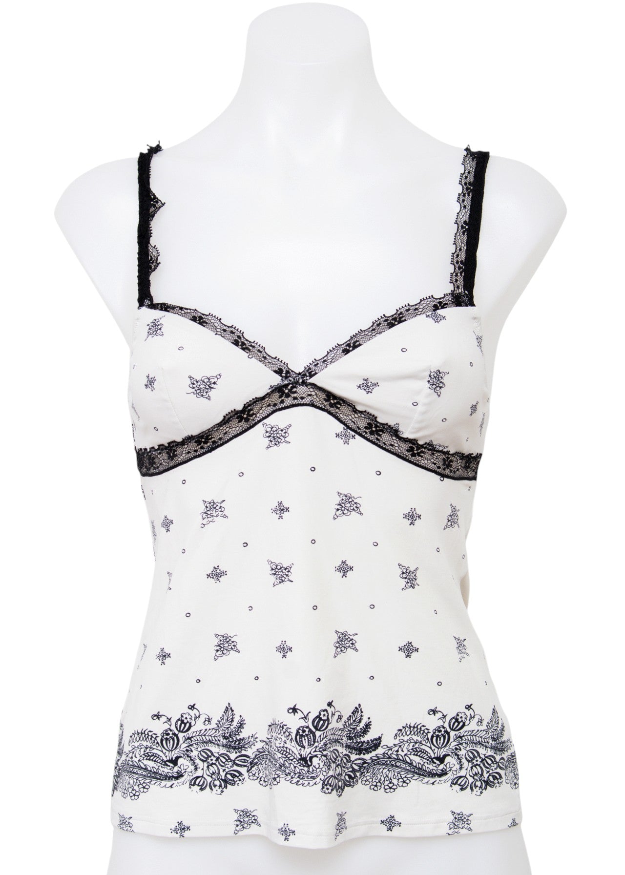 #110 Etam Cami White | c. 213 | Size 8