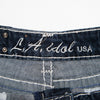 #059 La Idol Usa Denim Shorts Blue | c. 204 | Size 8