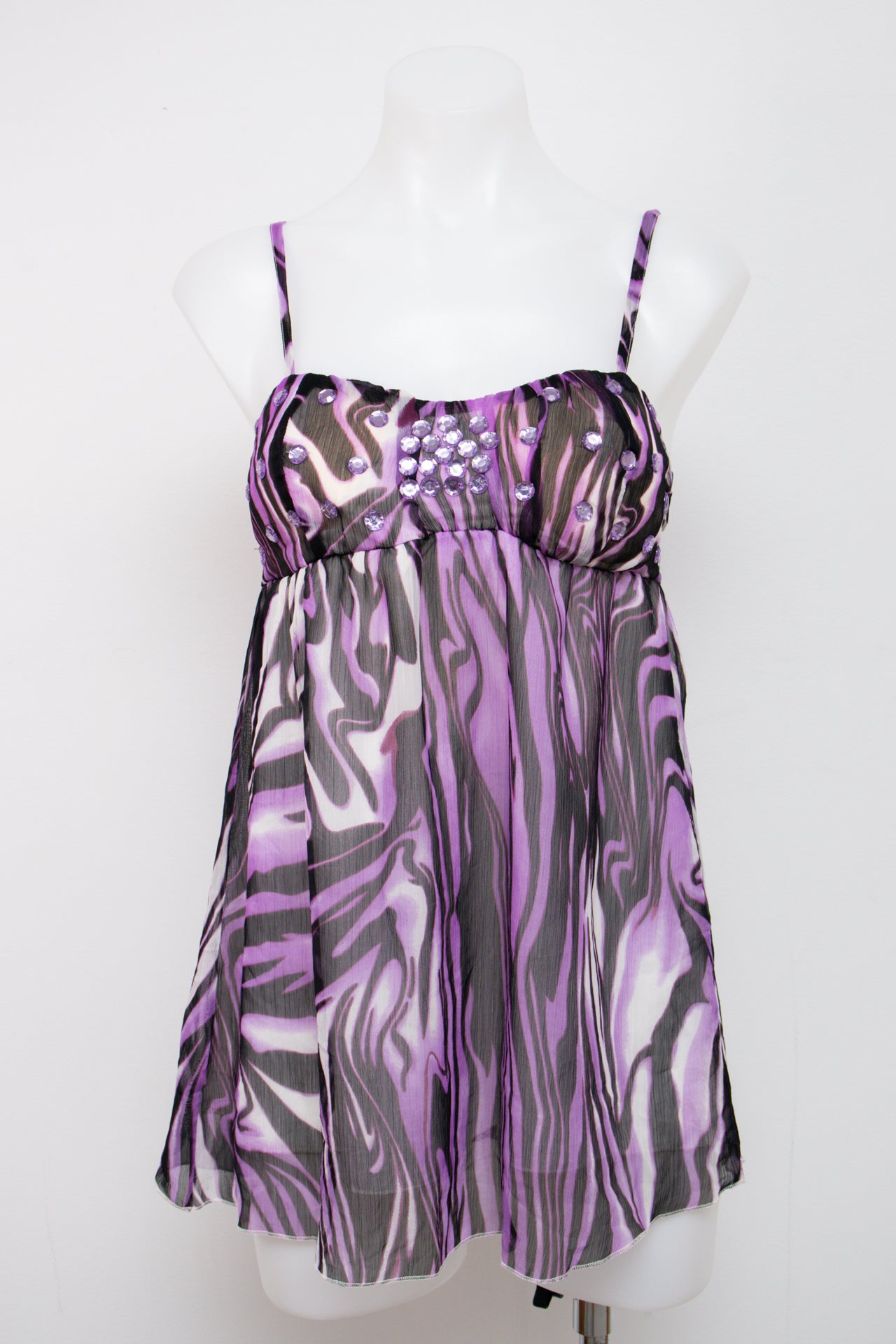 #094 Crowns Of Hearts Camisole Top Purple | c. 206 | Size 8