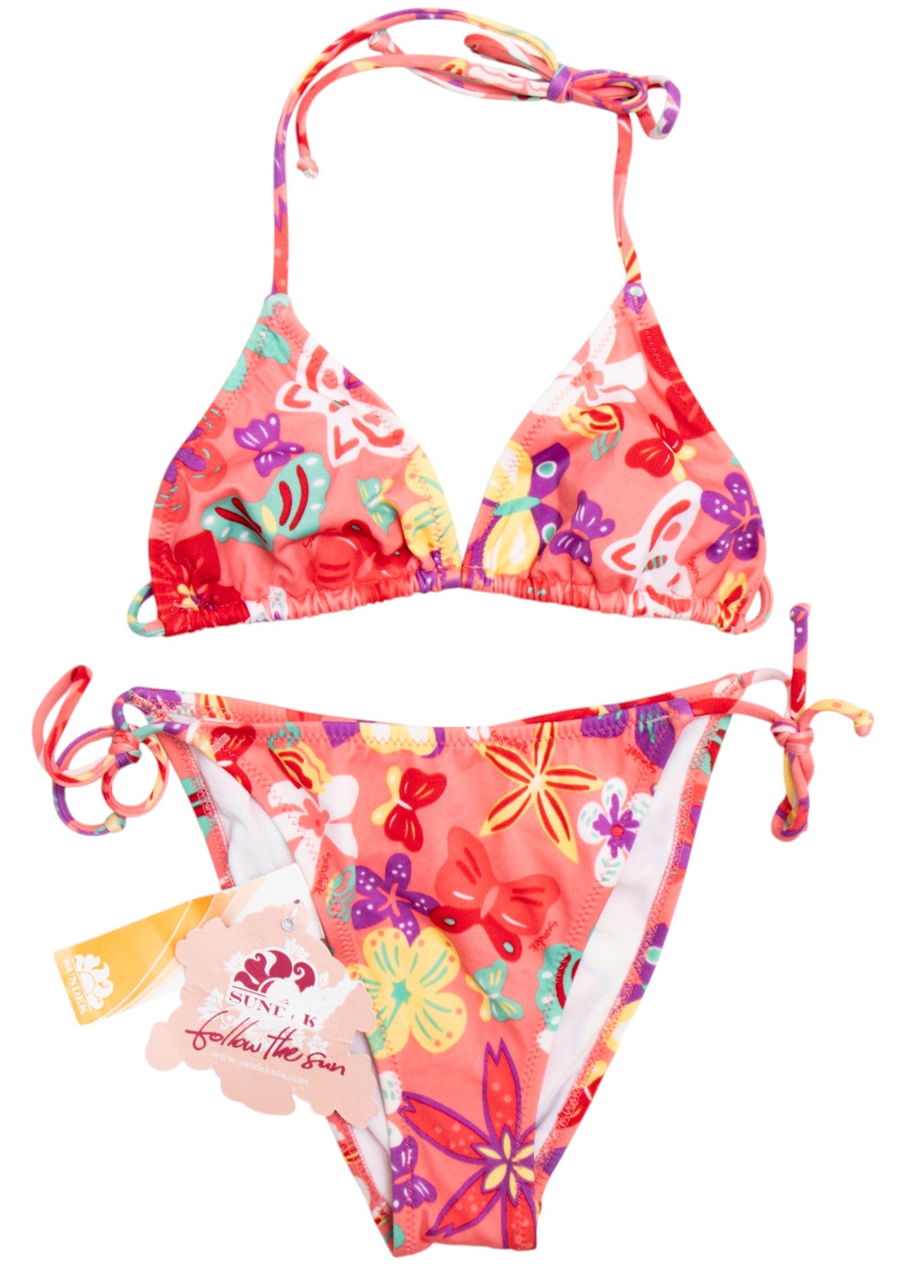 #023 Sundek Deadstock Bikini Pink | c. 213 | Size 8