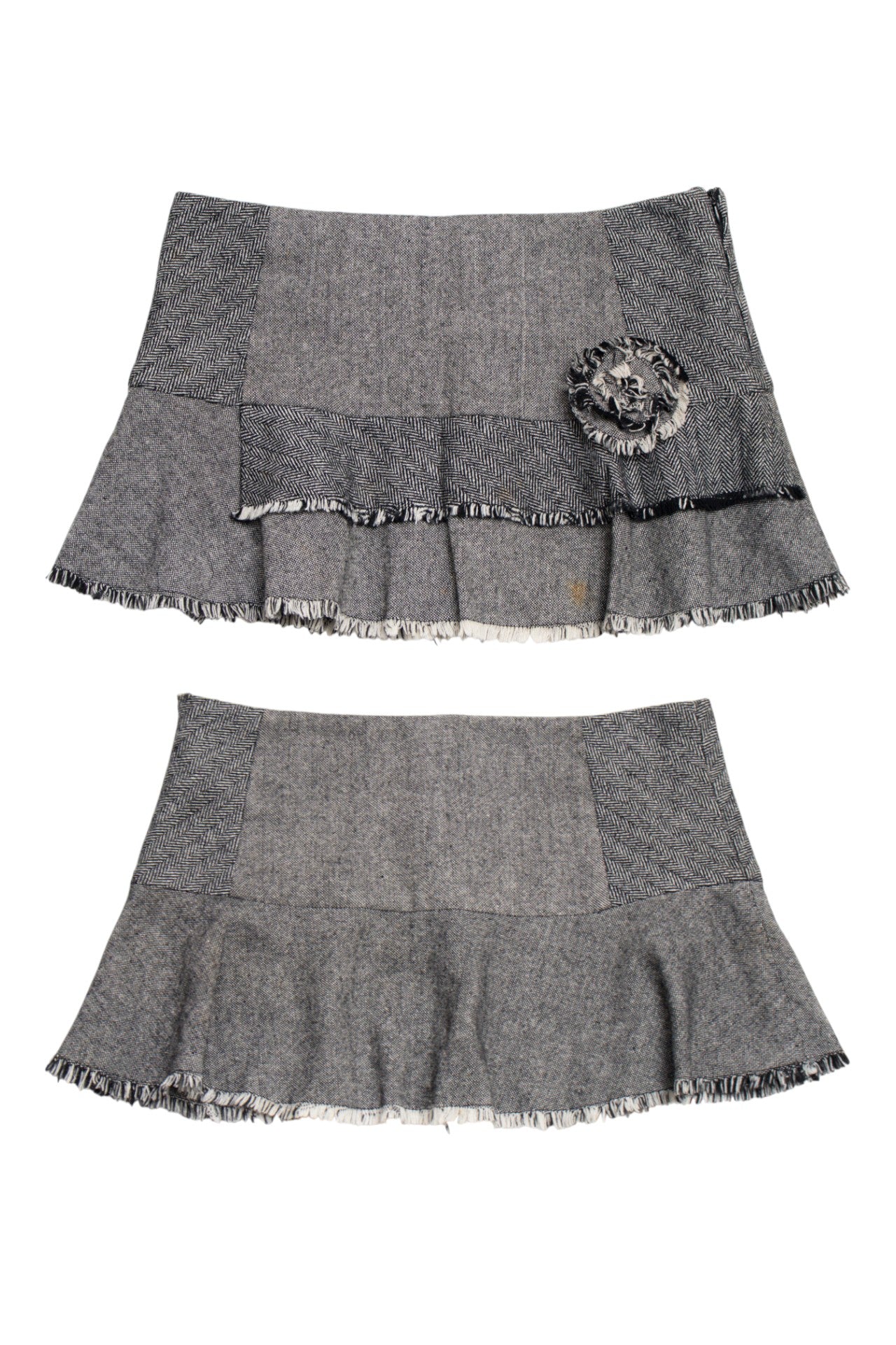 #150 Pimkie Mini Skirt Gray | c. 203 | Size 8