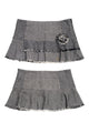 #150 Pimkie Mini Skirt Gray | c. 203 | Size 8