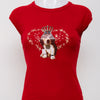 #076 Kiabi Woman T-shirt Red | c. | Size 10